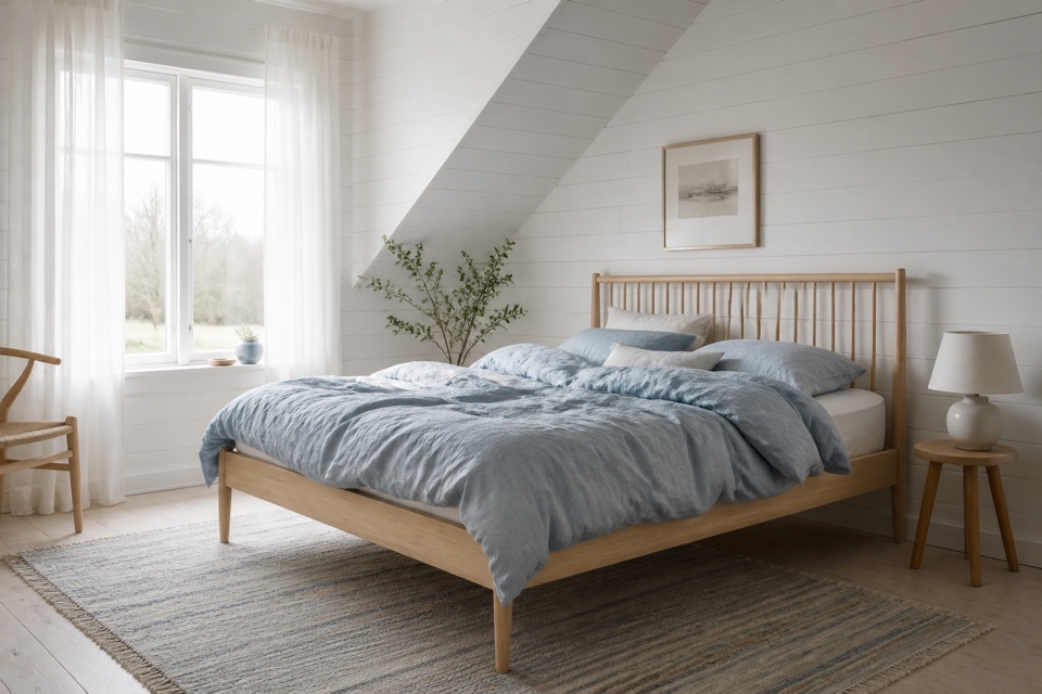 Illustrative scandinavian bedroom preview